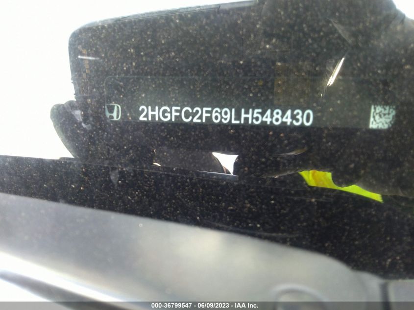 2020 HONDA CIVIC SEDAN LX - 2HGFC2F69LH548430