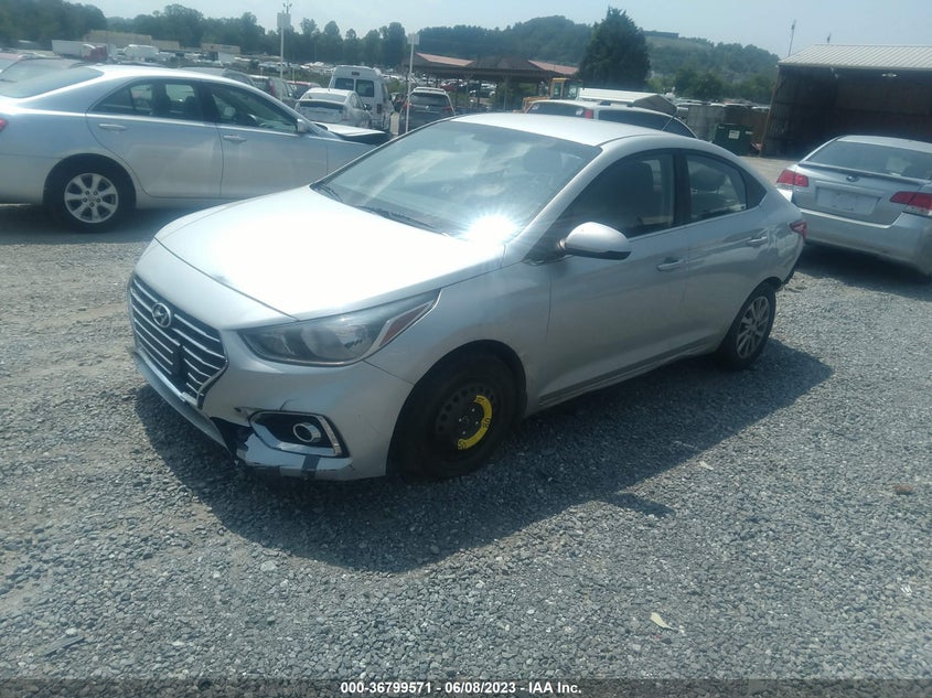VIN 3KPC24A38KE057628 2019 HYUNDAI ACCENT SEL
