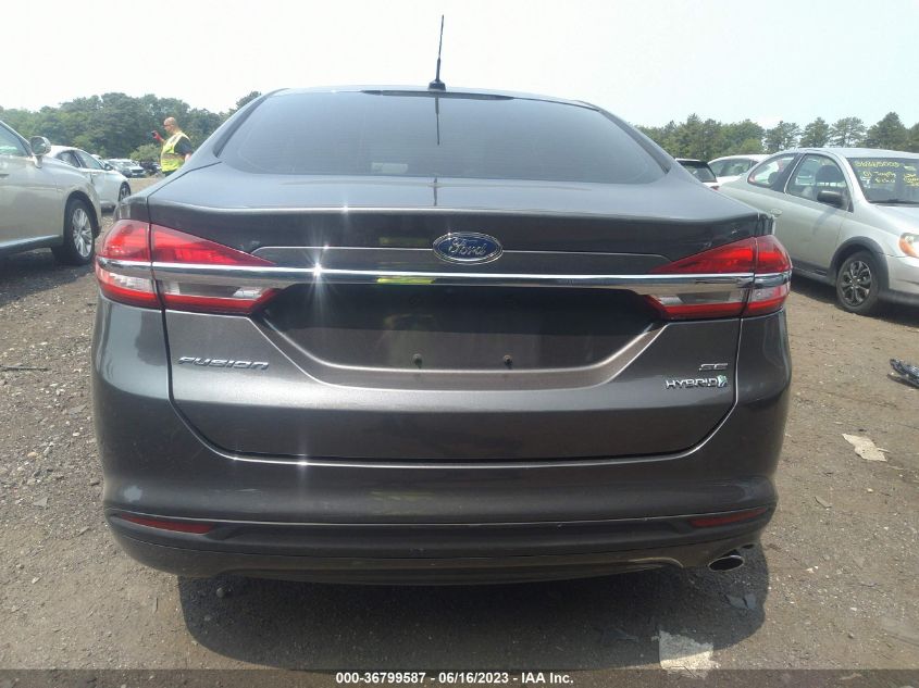 2017 FORD FUSION HYBRID SE - 3FA6P0LU9HR385757