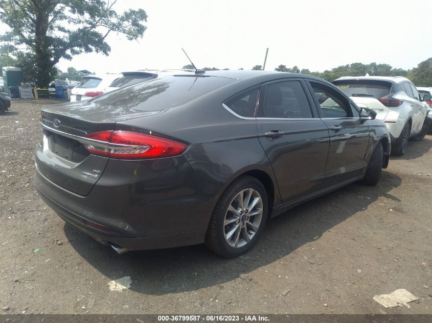 2017 FORD FUSION HYBRID SE - 3FA6P0LU9HR385757