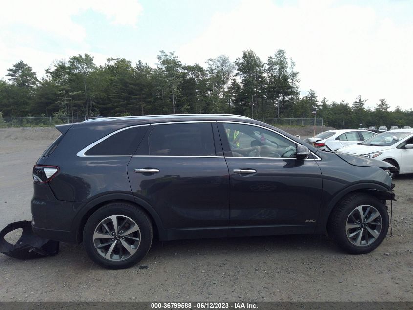 2019 KIA SORENTO EX V6 - 5XYPHDA53KG493212