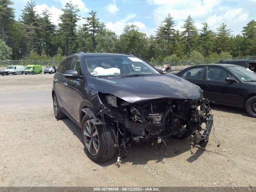 2019 KIA SORENTO EX V6 - 5XYPHDA53KG493212