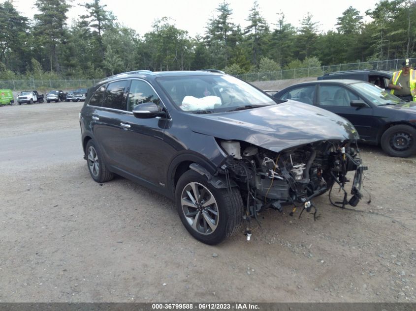 2019 KIA SORENTO EX V6 - 5XYPHDA53KG493212