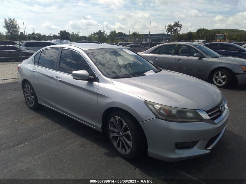 2014 HONDA ACCORD SEDAN SPORT - 1HGCR2F52EA265314