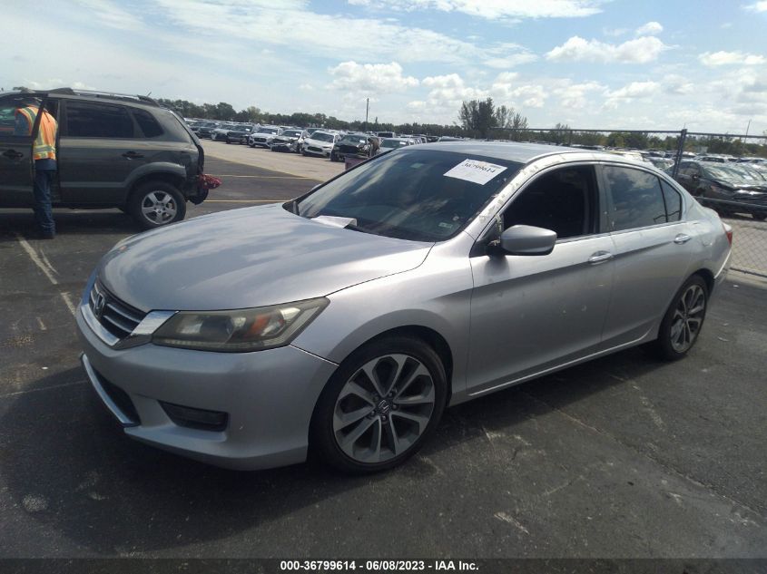 2014 HONDA ACCORD SEDAN SPORT - 1HGCR2F52EA265314