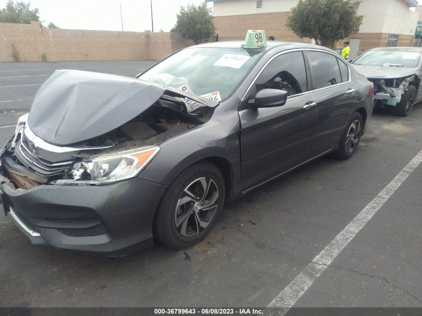 2017 HONDA ACCORD SEDAN LX - 1HGCR2F36HA114334