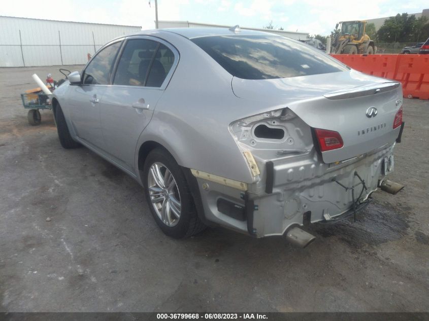 2013 INFINITI G37 SEDAN X - JN1CV6AR8DM755249