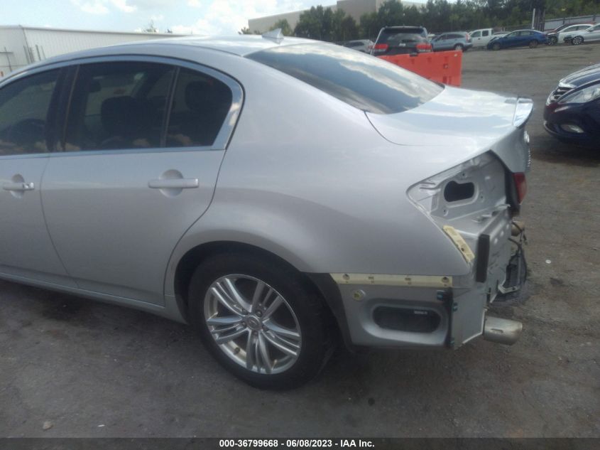 2013 INFINITI G37 SEDAN X - JN1CV6AR8DM755249