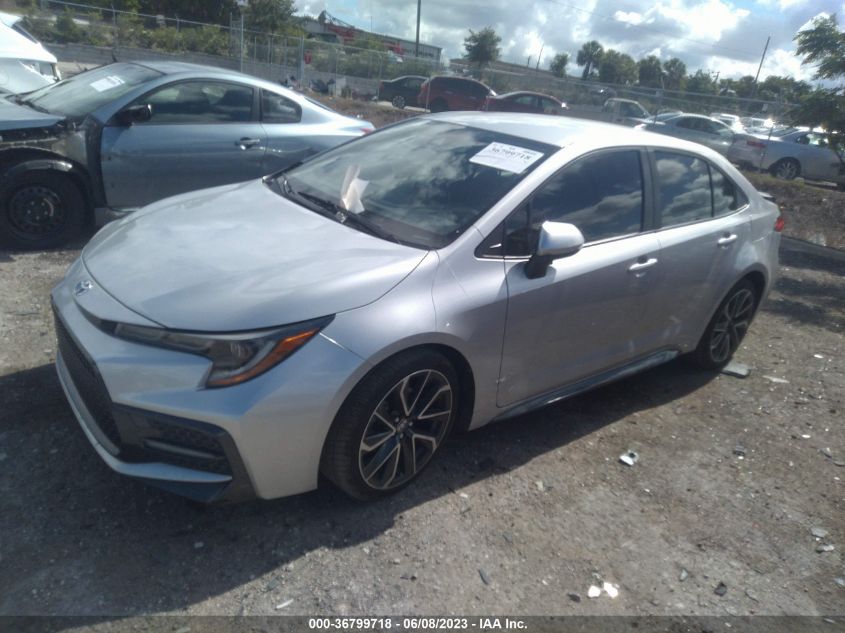 2020 TOYOTA COROLLA SE/NIGHT SHADE - JTDS4RCE7LJ007731