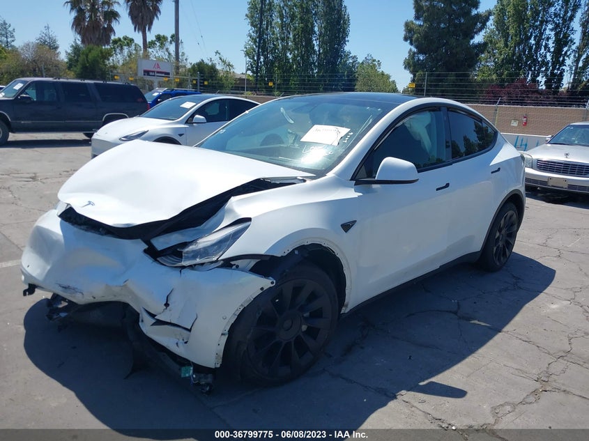 VIN 5YJYGDEE9MF274976 2021 TESLA MODEL Y LONG RANGE