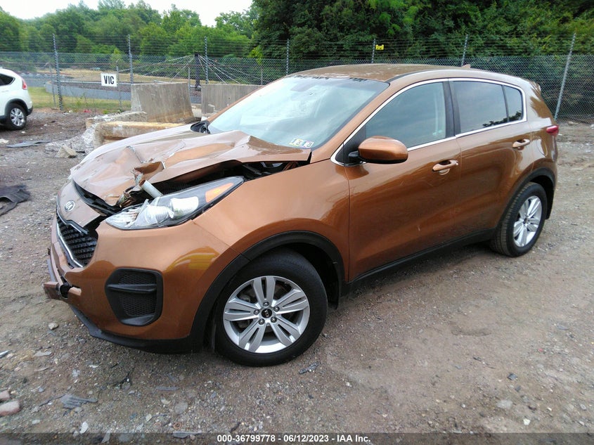 VIN KNDPM3AC8H7165777 2017 KIA SPORTAGE LX