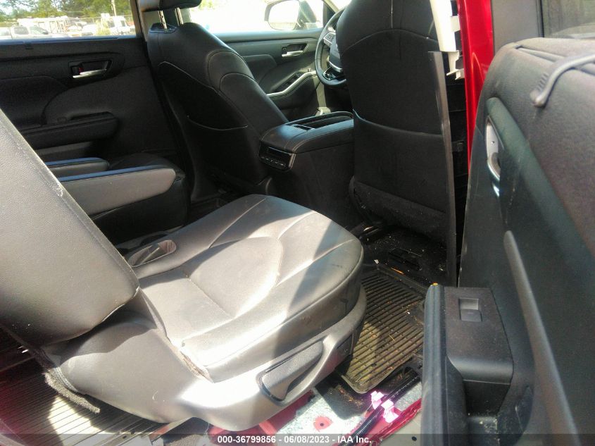 2021 TOYOTA HIGHLANDER HYBRID XLE - 5TDHBRCH5MS531023