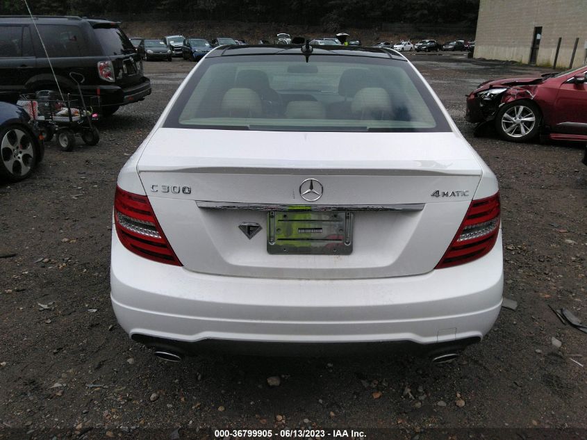 2014 MERCEDES-BENZ C-CLASS C 300 - WDDGF8ABXER306238