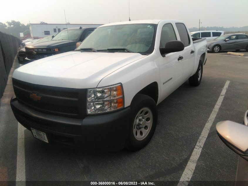2013 CHEVROLET SILVERADO 1500 WORK TRUCK - 3GCPKPEA5DG343746