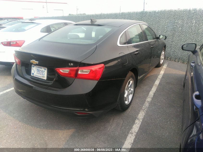 2016 CHEVROLET MALIBU LS - 1G1ZC5STXGF268976