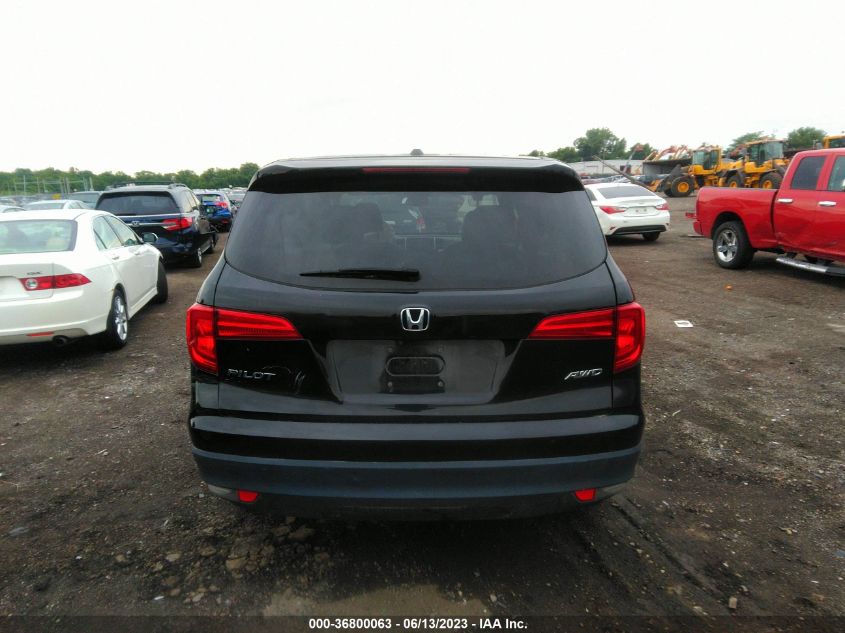2018 HONDA PILOT EX-L - 5FNYF6H58JB055898