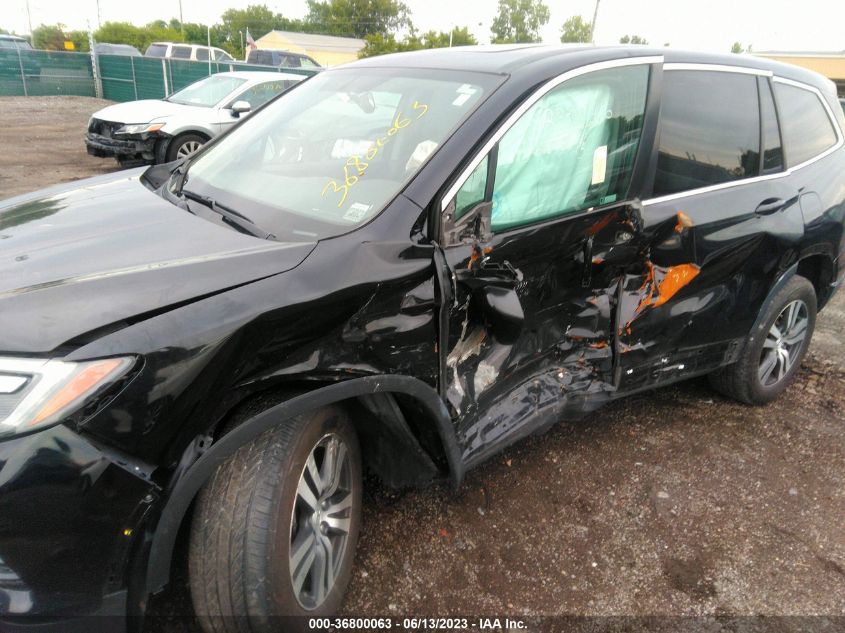2018 HONDA PILOT EX-L - 5FNYF6H58JB055898
