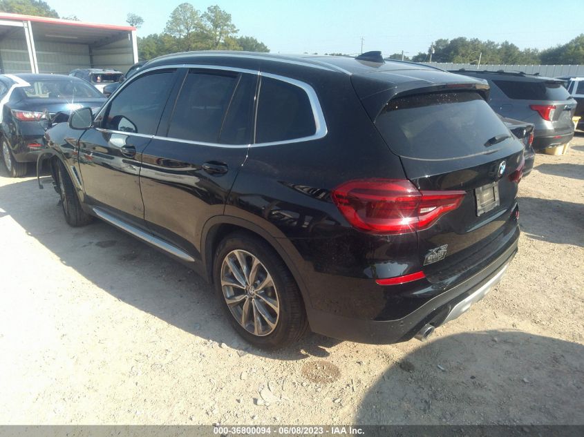 2019 BMW X3 SDRIVE30I - 5UXTR7C57KLE88272