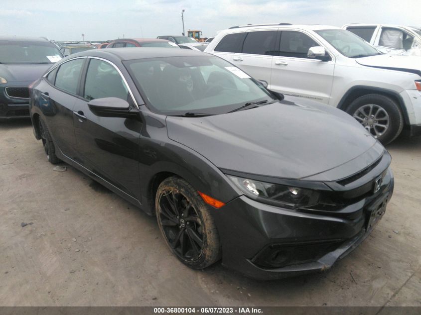 2019 HONDA CIVIC SEDAN SPORT - 2HGFC2F86KH503090