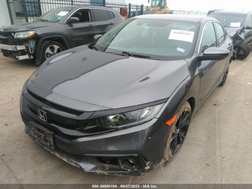 2019 HONDA CIVIC SEDAN SPORT - 2HGFC2F86KH503090