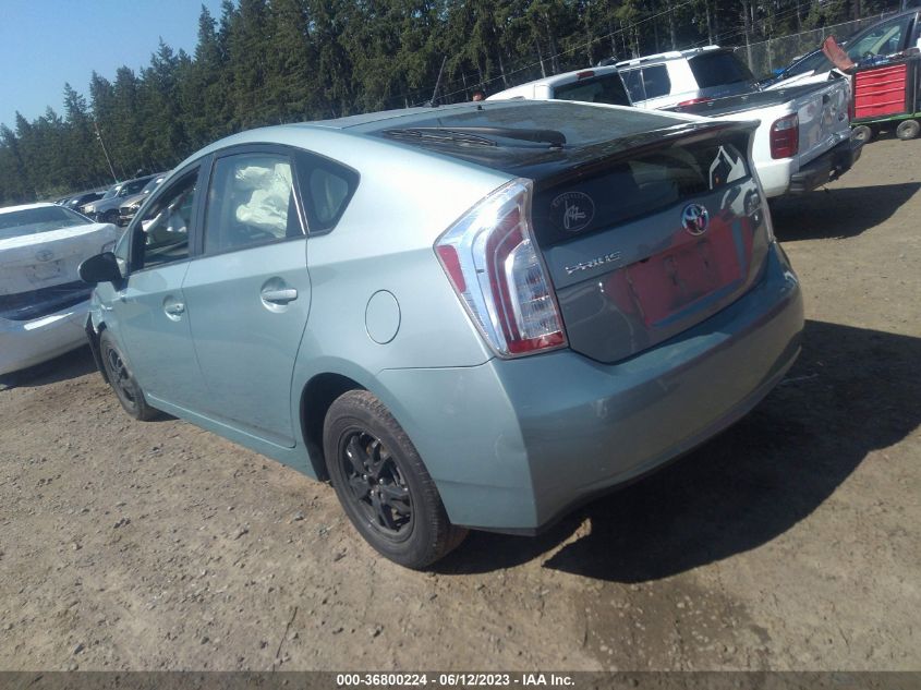 2015 TOYOTA PRIUS FOUR - JTDKN3DU0F1972838