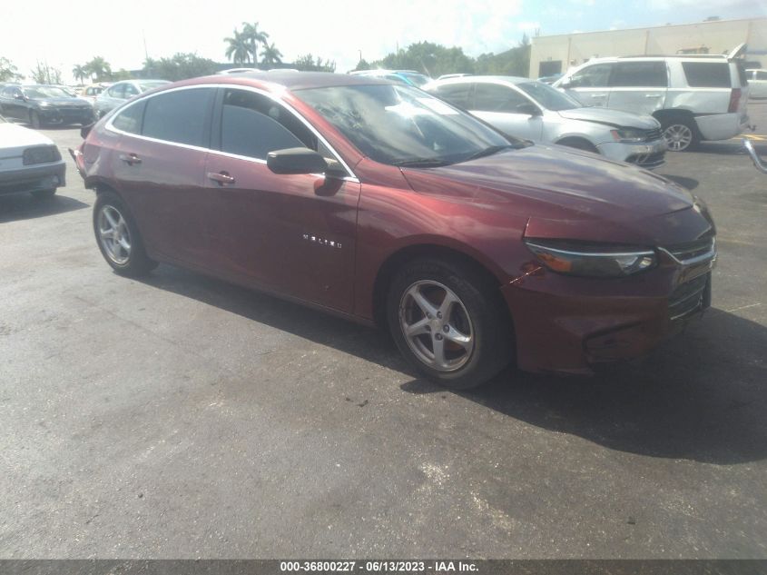 2016 CHEVROLET MALIBU LS - 1G1ZB5ST6GF204601