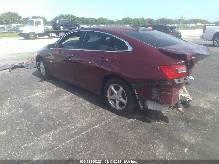 2016 CHEVROLET MALIBU LS - 1G1ZB5ST6GF204601