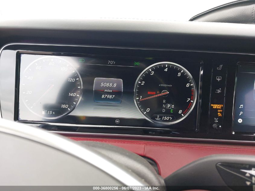 2015 MERCEDES-BENZ S-CLASS S 550 - WDDXJ8FB9FA000607