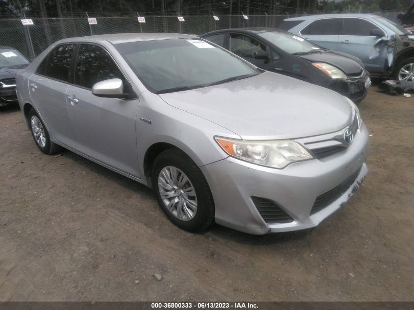 2014 TOYOTA CAMRY HYBRID LE/XLE/SE LIMITED EDITION - 4T1BD1FK3EU130524