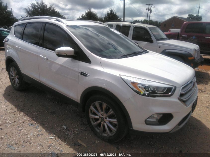 2017 FORD ESCAPE TITANIUM - 1FMCU0J9XHUB72986