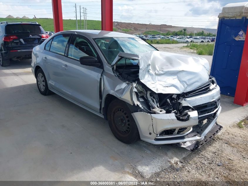 2015 VOLKSWAGEN JETTA SEDAN 2.0L S - 3VW2K7AJ8FM268932