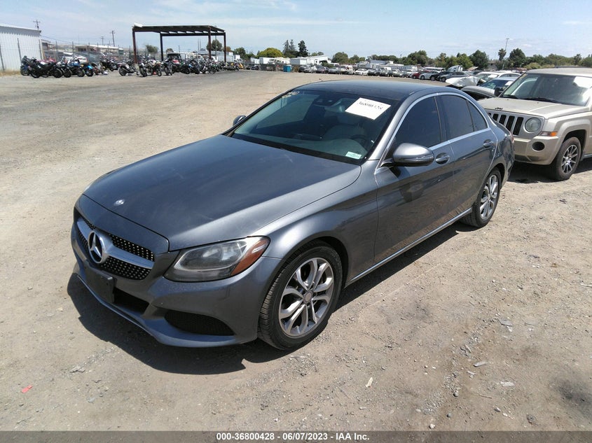 VIN 55SWF4JB6HU193590 2017 MERCEDES-BENZ C-CLASS C 300