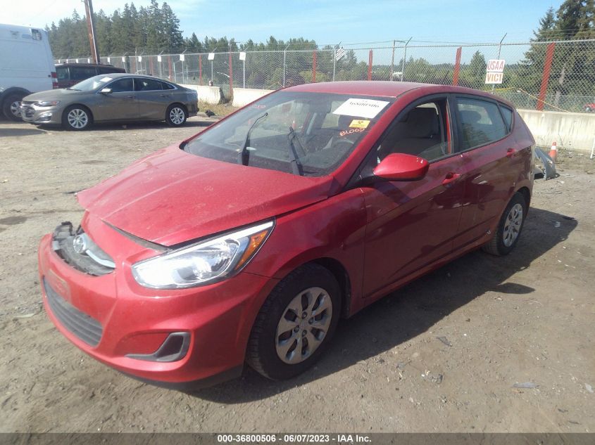 2017 HYUNDAI ACCENT SE - KMHCT5AE7HU352018