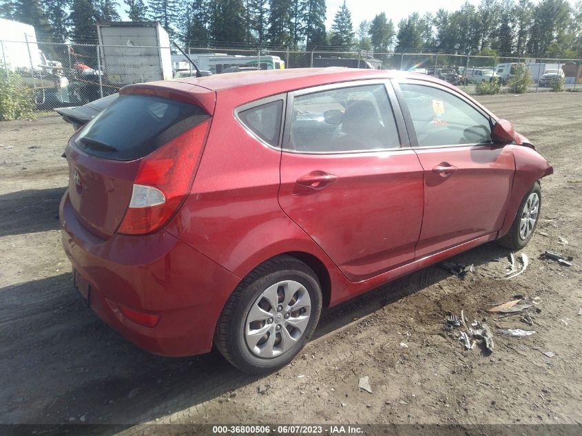 2017 HYUNDAI ACCENT SE - KMHCT5AE7HU352018