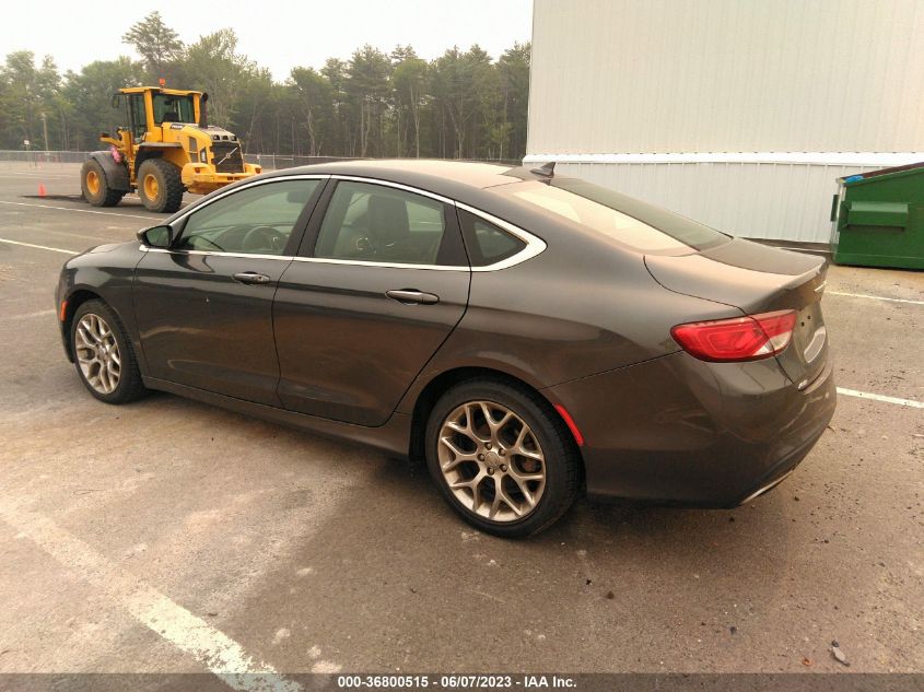 2015 CHRYSLER 200 C - 1C3CCCEG9FN567321