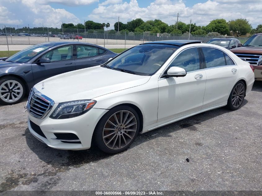 2017 MERCEDES-BENZ S-CLASS S 550 - WDDUG8CB2HA322241