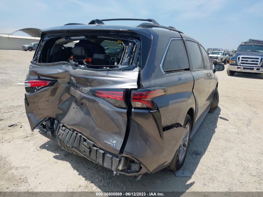 5TDKRKEC5NS091414 2022 TOYOTA SIENNA, photo no. 4