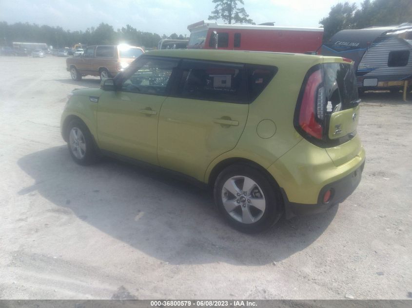 2019 KIA SOUL BASE - KNDJN2A28K7917005