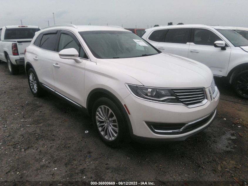 2017 LINCOLN MKX SELECT - 2LMPJ6KRXHBL50823