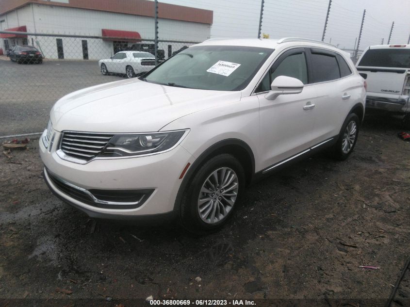 2017 LINCOLN MKX SELECT - 2LMPJ6KRXHBL50823