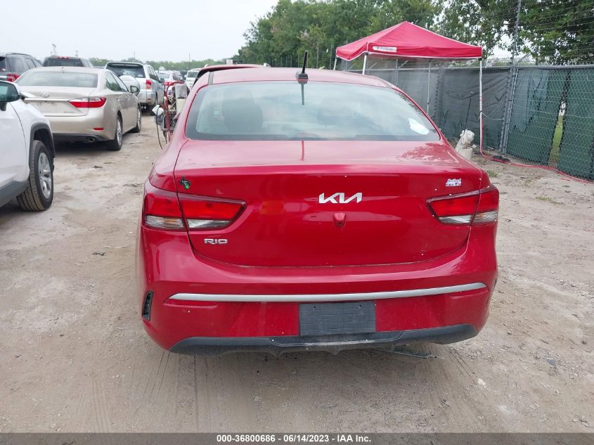 2022 KIA RIO LX/S - 3KPA24AD9NE460215