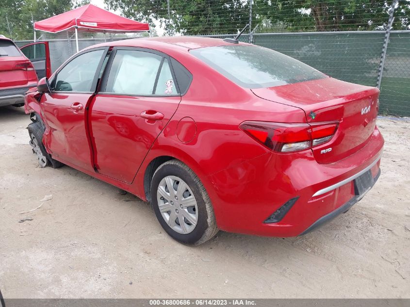 2022 KIA RIO LX/S - 3KPA24AD9NE460215