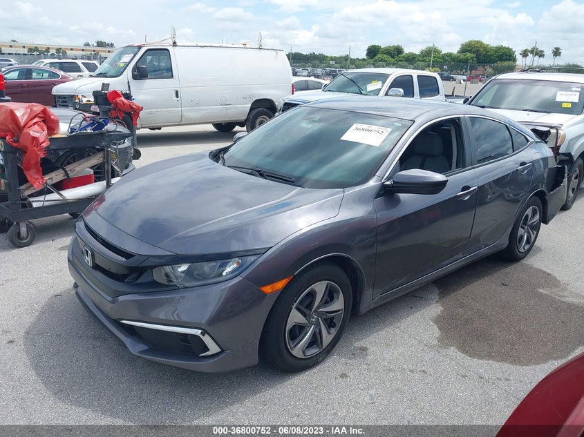 VIN 2HGFC2F63MH536047 2021 HONDA CIVIC SEDAN LX