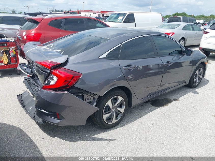 VIN 2HGFC2F63MH536047 2021 HONDA CIVIC SEDAN LX