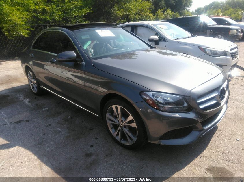 2018 MERCEDES-BENZ C-CLASS C 300 - WDDWF4KB0JR411755
