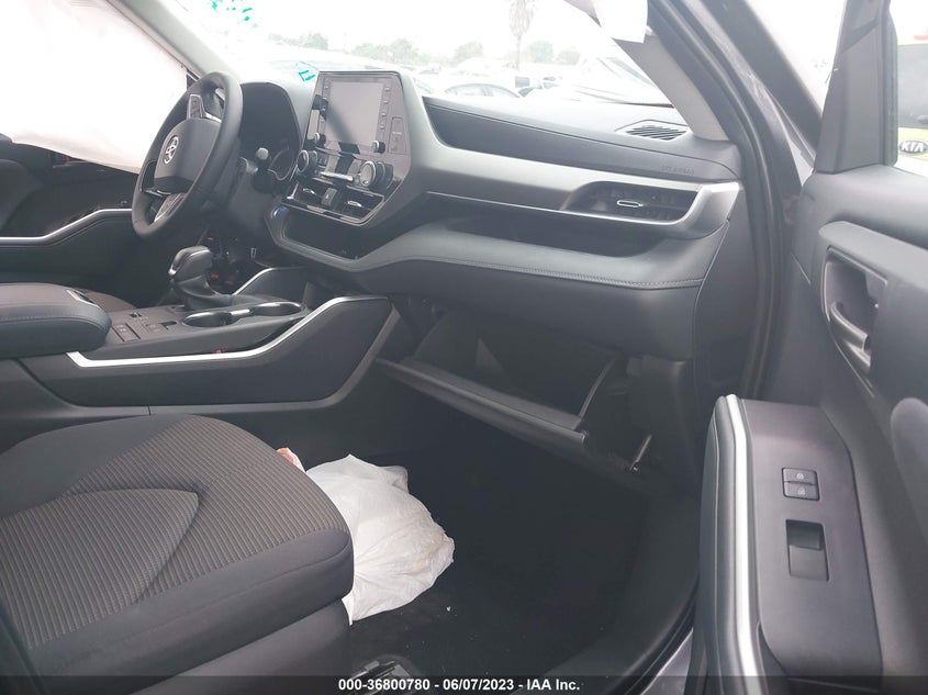 VIN 5TDZARAH2MS504047 2021 TOYOTA HIGHLANDER HYBRID LE