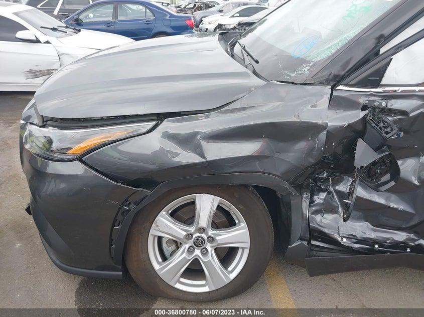 VIN 5TDZARAH2MS504047 2021 TOYOTA HIGHLANDER HYBRID LE