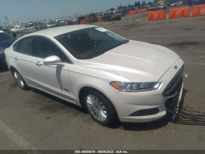 2016 FORD FUSION ENERGI SE LUXURY - 3FA6P0PU0GR173662