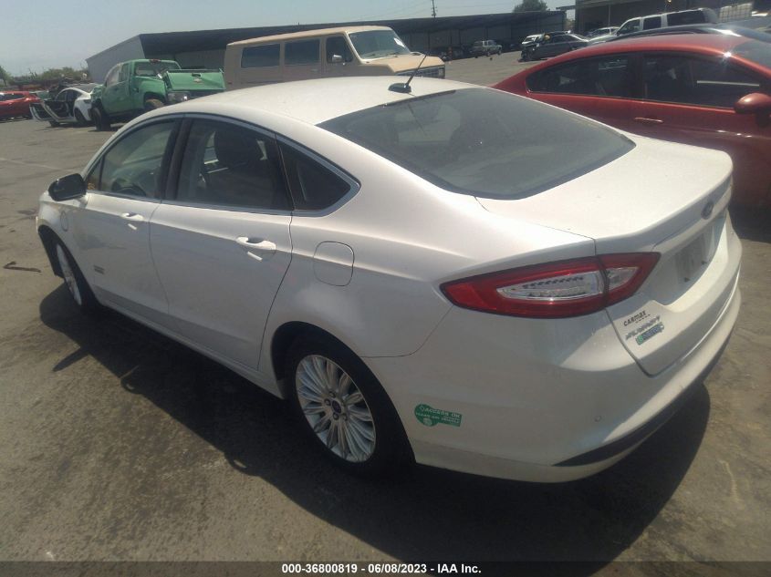 2016 FORD FUSION ENERGI SE LUXURY - 3FA6P0PU0GR173662