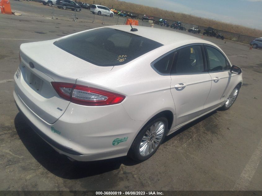 2016 FORD FUSION ENERGI SE LUXURY - 3FA6P0PU0GR173662